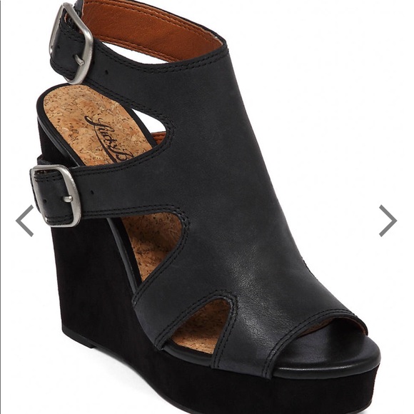 Lucky Brand Shoes - Lucky Brand Black Raaa Wedge